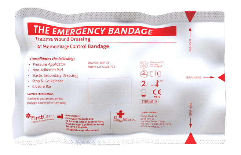 Emergency Pressure Bandage - 4" image 0