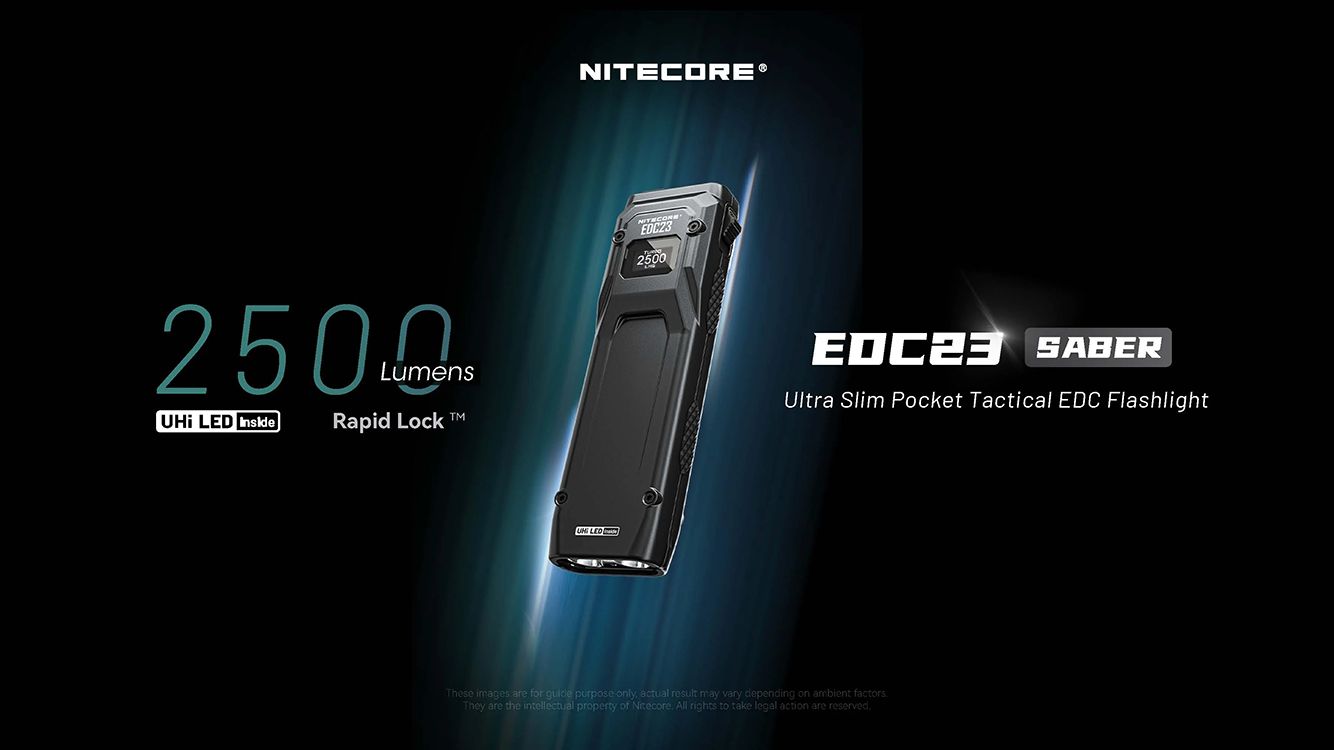 EDC23 Ultra-Slim Pocket Tactical EDC Flashlight image 1