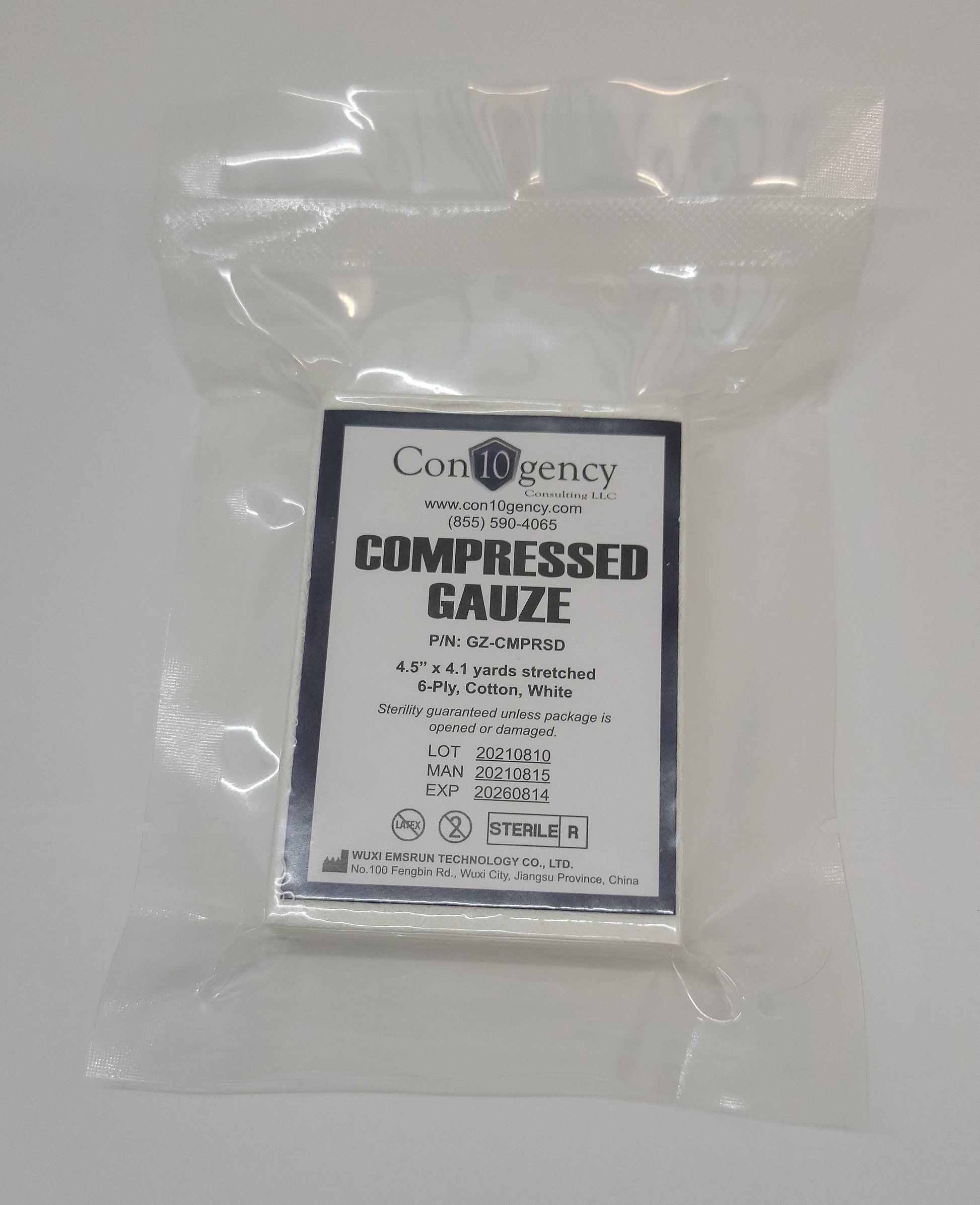 Con10gency Compressed Gauze image 0