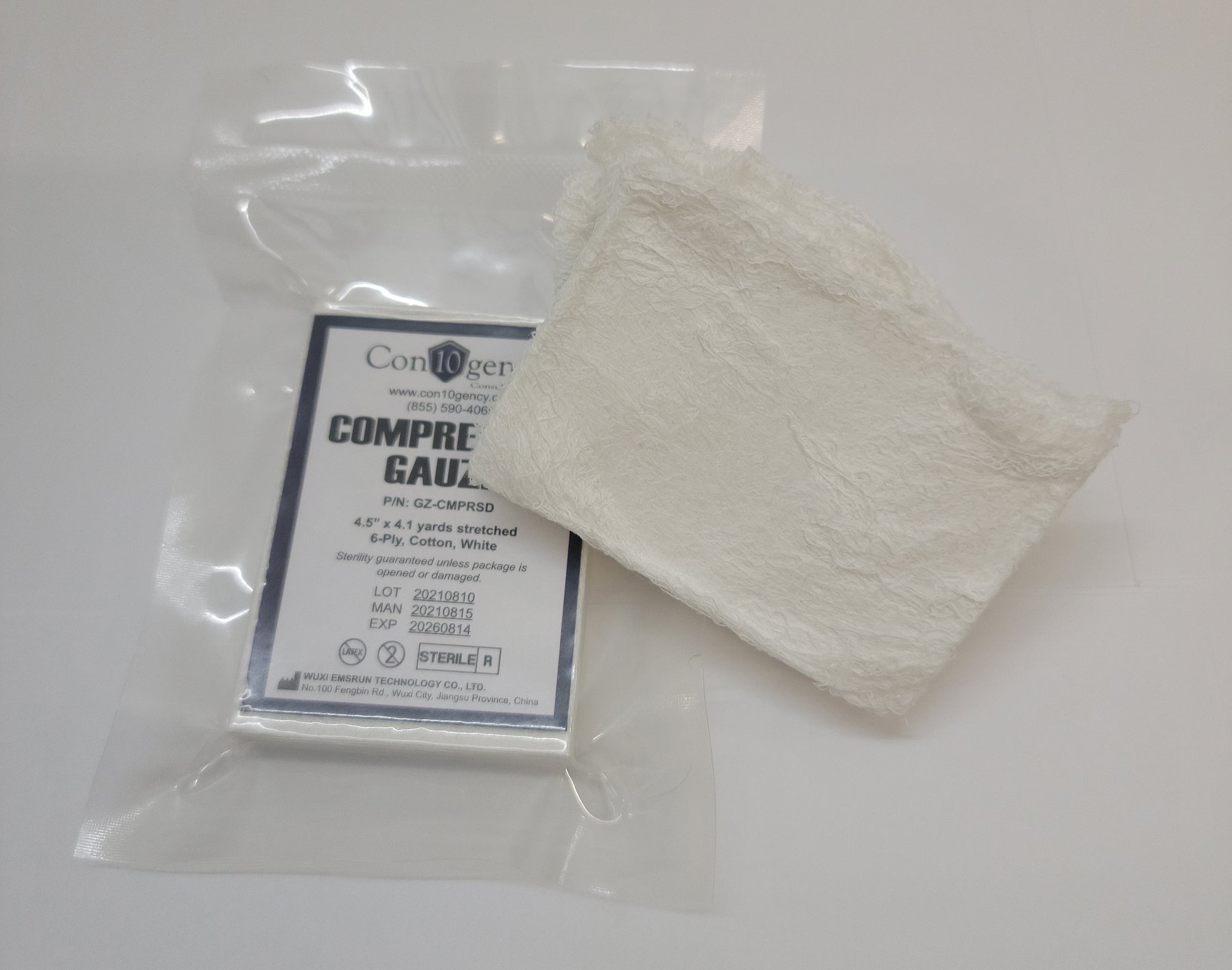 Con10gency Compressed Gauze image 1